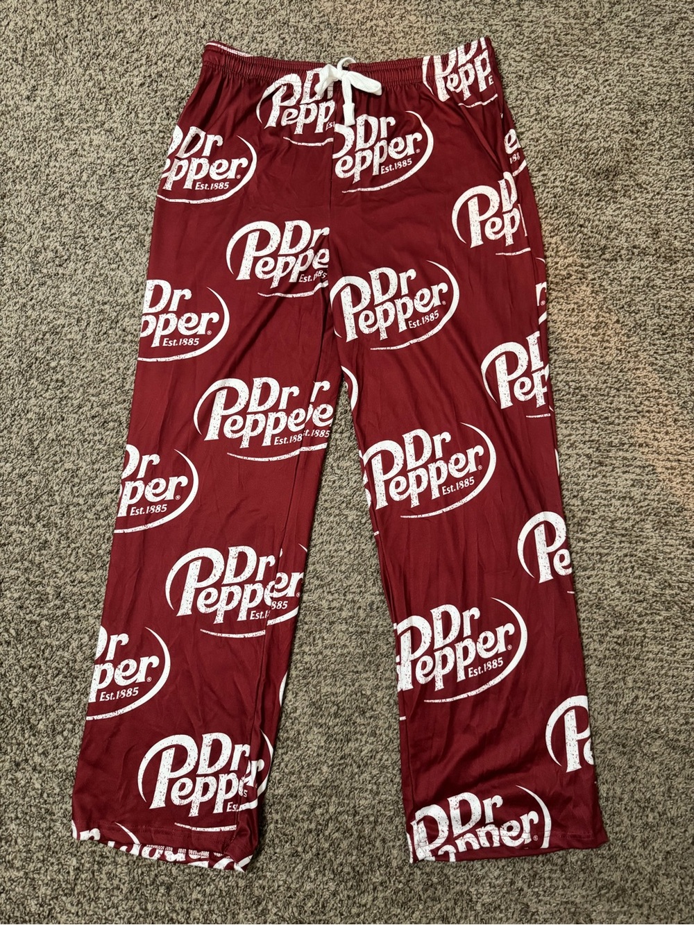 Dr. Pepper Pajama Pants Adult Size XL